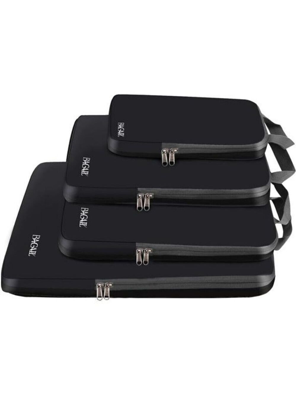 Compression Packing Cubes Set Travel Organizers Expandable Luggage Bags